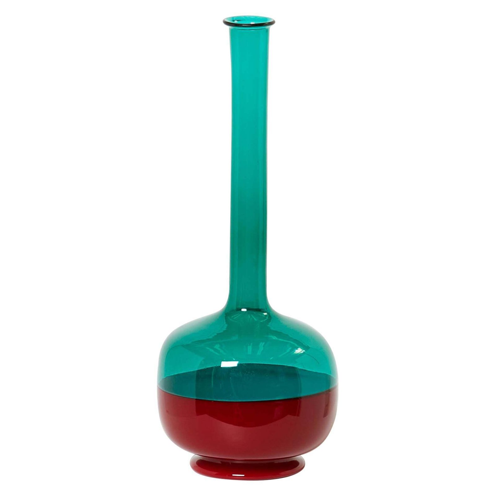 Bouteille Gio Ponti pour Venini, série Morandiana, années 1960
