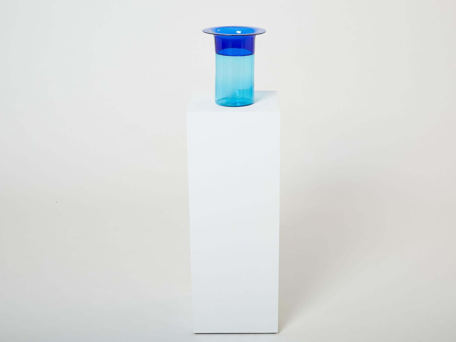 Grand vase en verre de Murano Incalmo, Luciano Gaspari pour Salviati, années 1970 photo vinterior