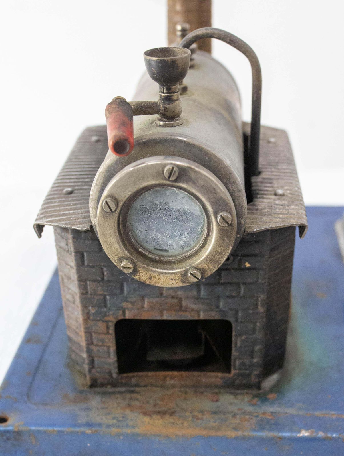 German Wilesco Metal Sheet Steam Engine Children Toy, Circa 1960 photo buy