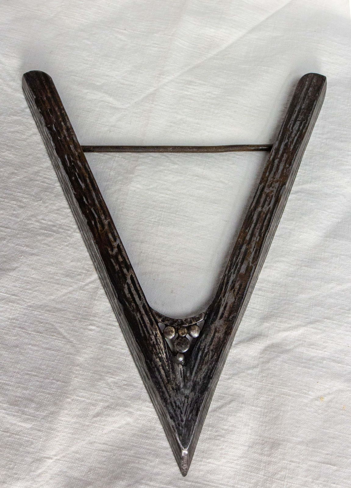 Lighting Wall Sconce Art Deco Frozen Iron & Glass Signed Ejg (J Gauthier) C. 1930  French photo