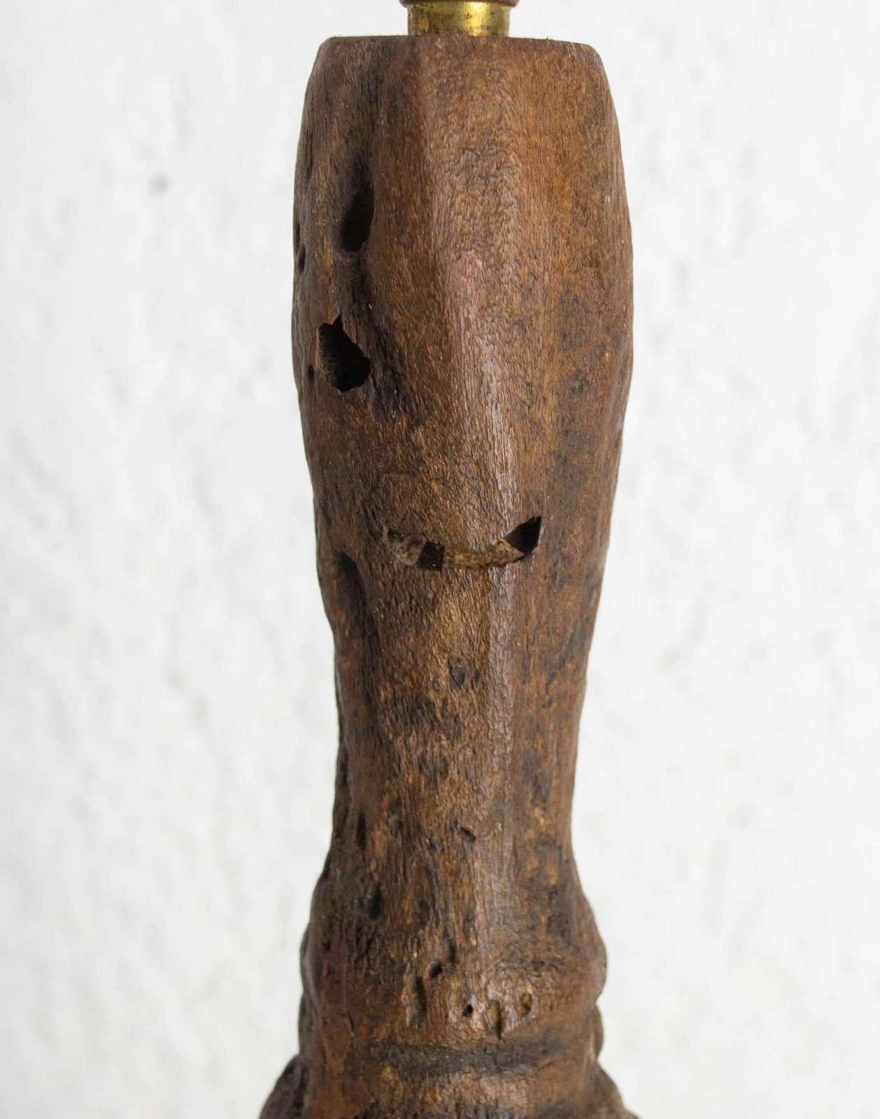 photo furniture French Antique Table Lamp Made With A Boat Wood Rudder, Late 19th Century