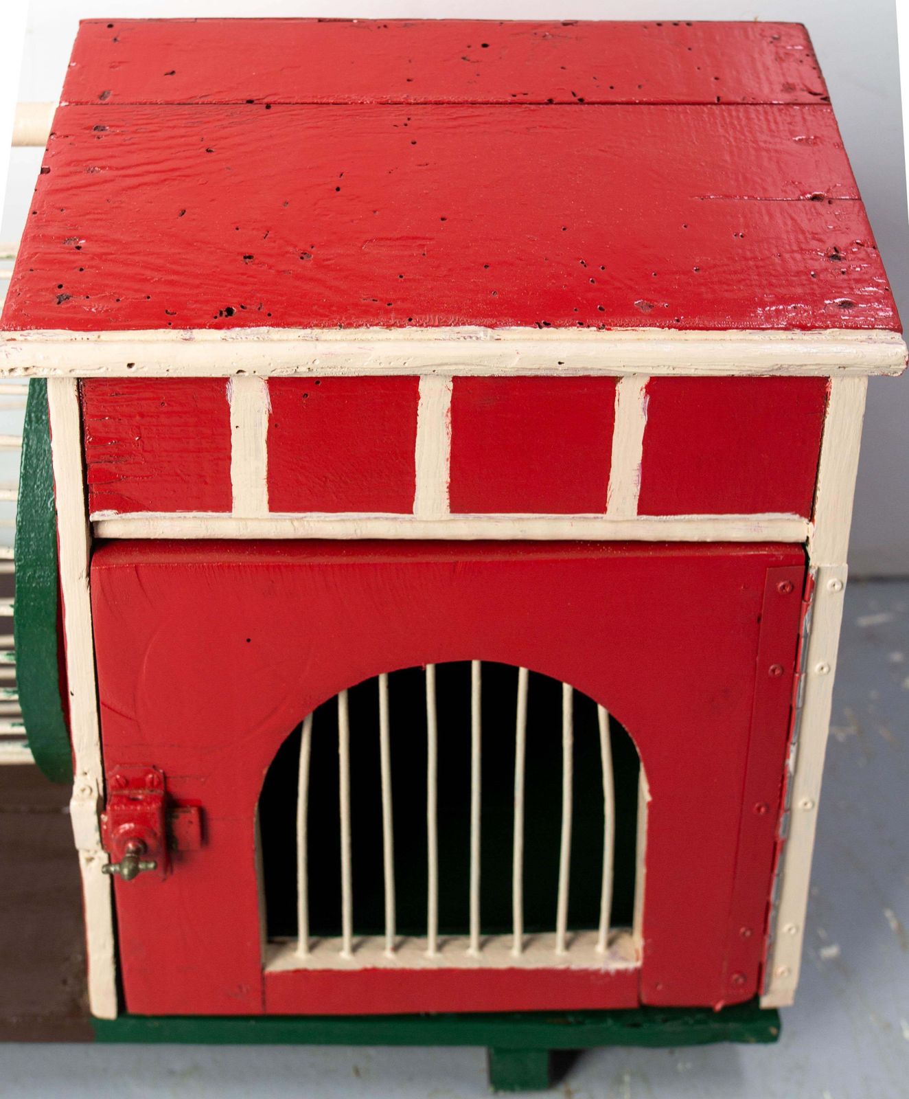 photo for sale French Painted Garden House For Gerbils Or Small Pets Circa 1970
