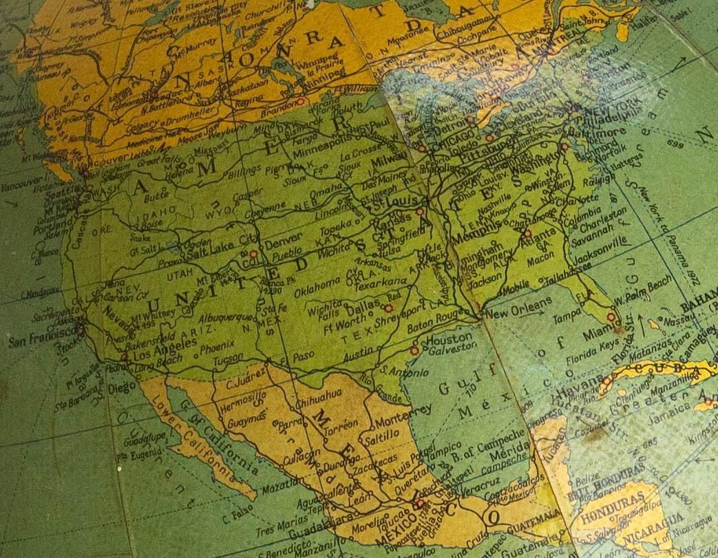 United Kingdom, Earth Globe Philips Challenge, 20th Mid Century 1966 photo for sale