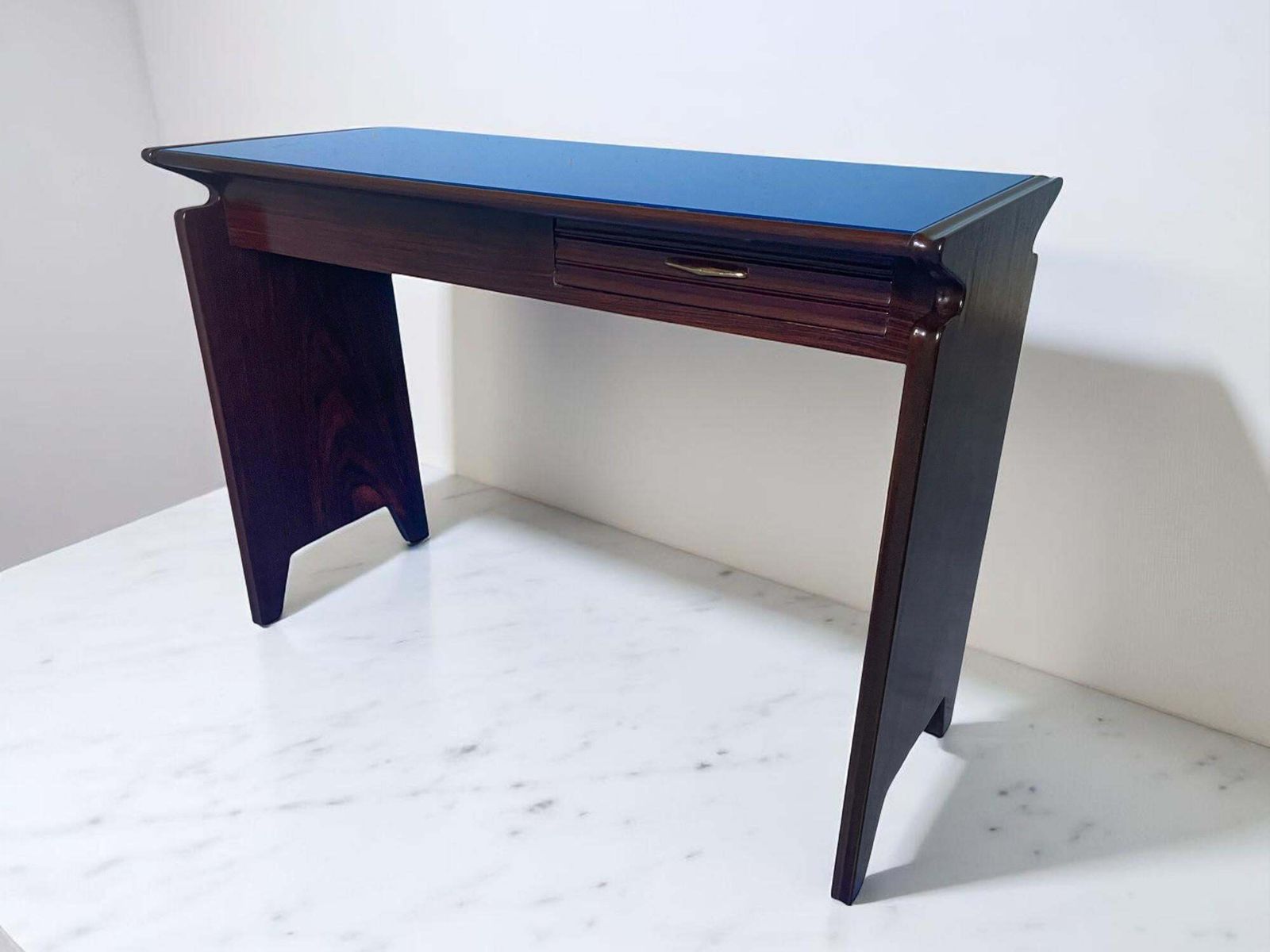 Italian Mid Century Table Desk Attributed To Osvaldo Borsani, 1950s photo for sale