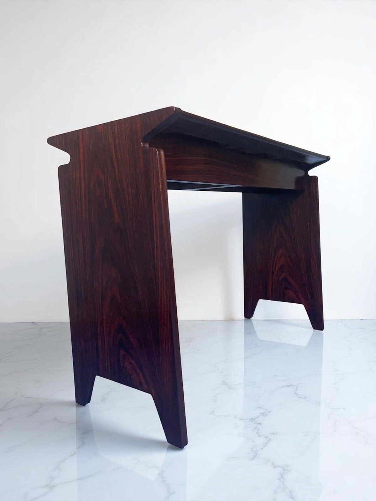 photo furniture Italian Mid Century Table Desk Attributed To Osvaldo Borsani, 1950s