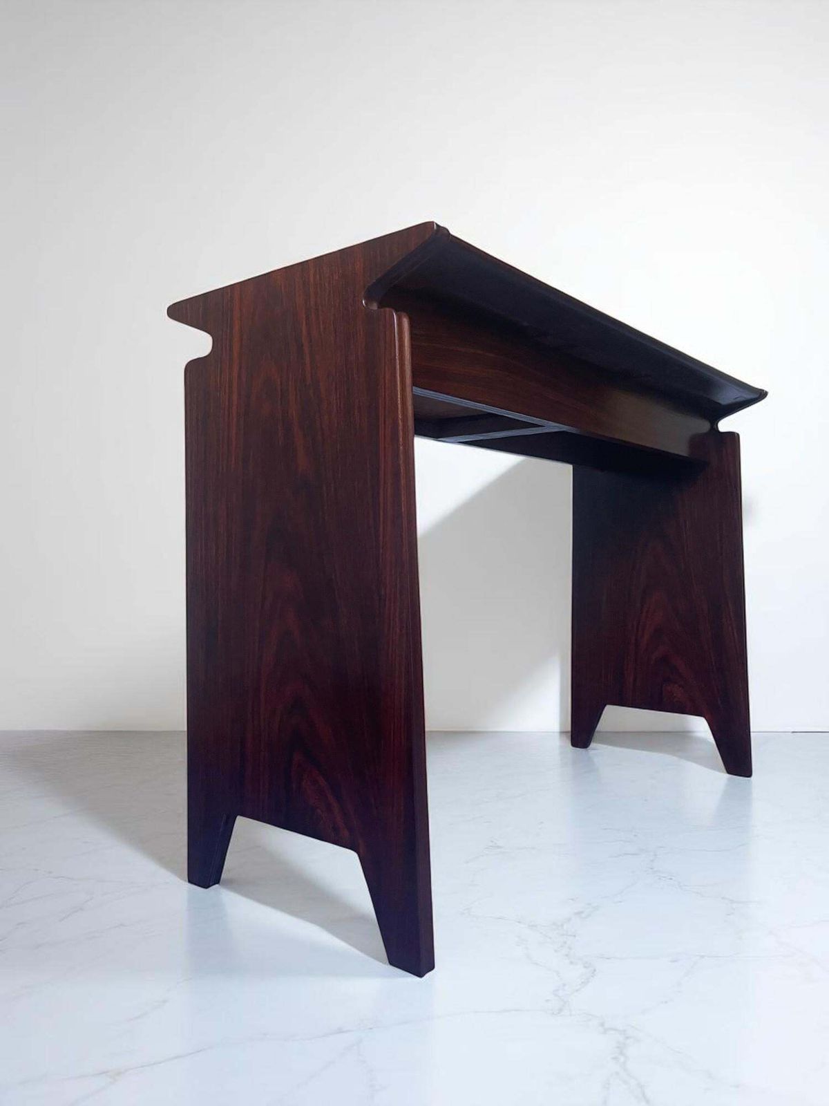 Furniture Italian Mid Century Table Desk Attributed To Osvaldo Borsani, 1950s photo