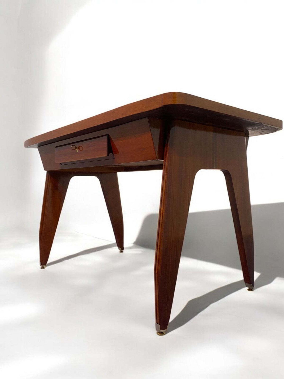 Italian Mid Century Sculptural Desk Table Designed By Vittorio Dassi In 1950s