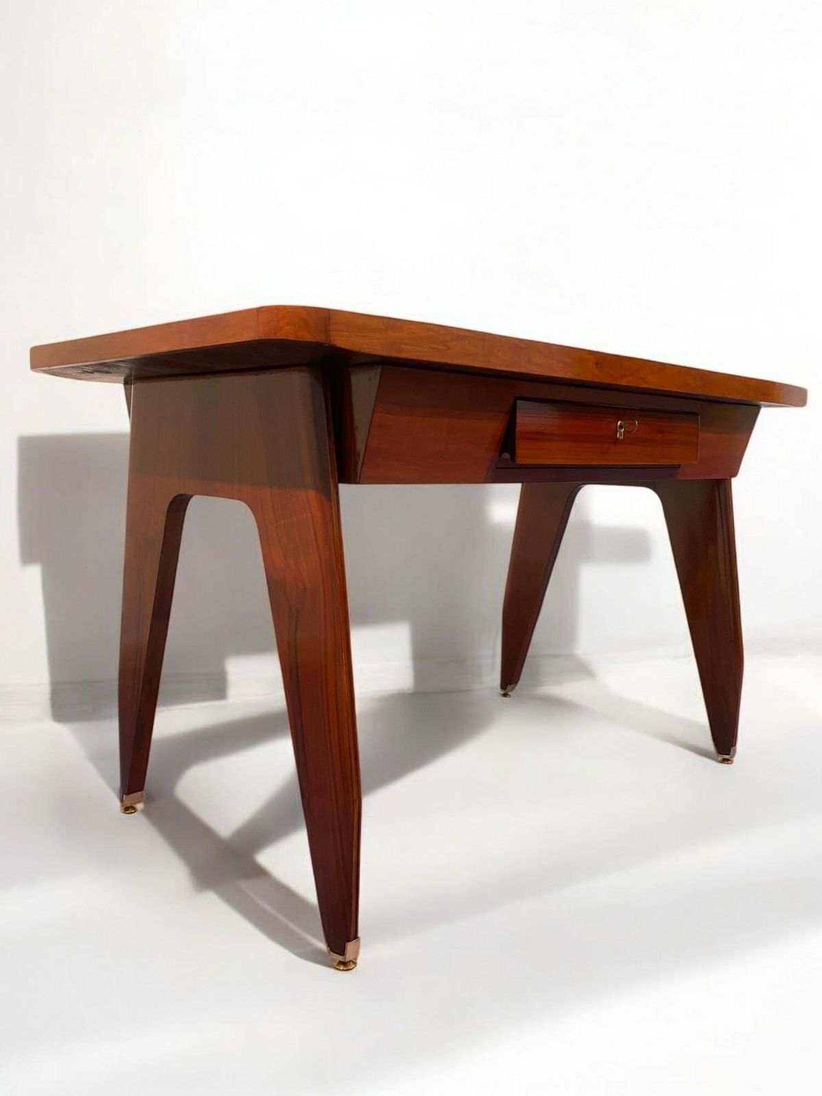 photo vinterior Italian Mid Century Sculptural Desk Table Designed By Vittorio Dassi In 1950s