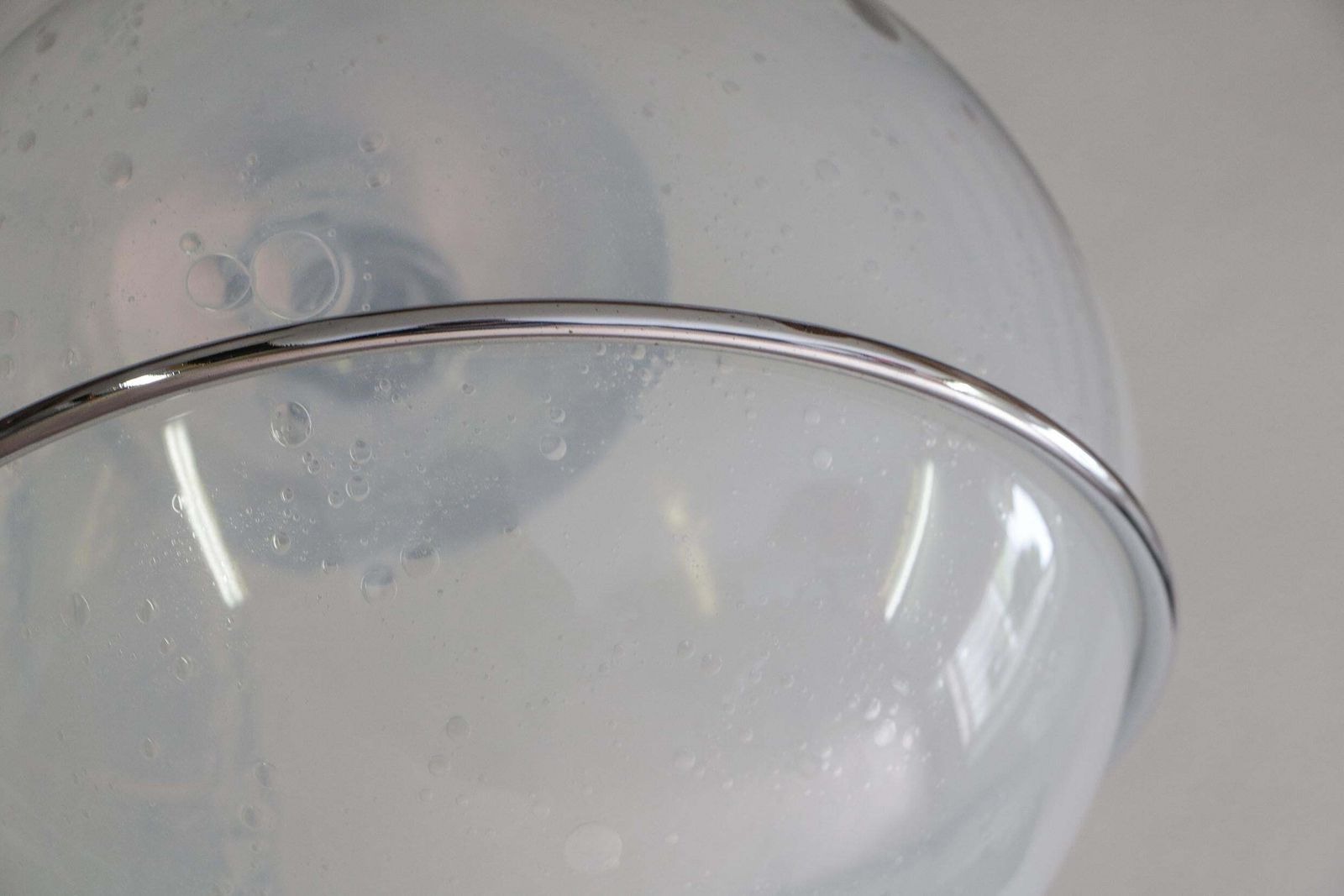 Italian Chandelier Pendant Light Murano Glass Attributed To Gino Sarfatti, 1970s photo vinterior