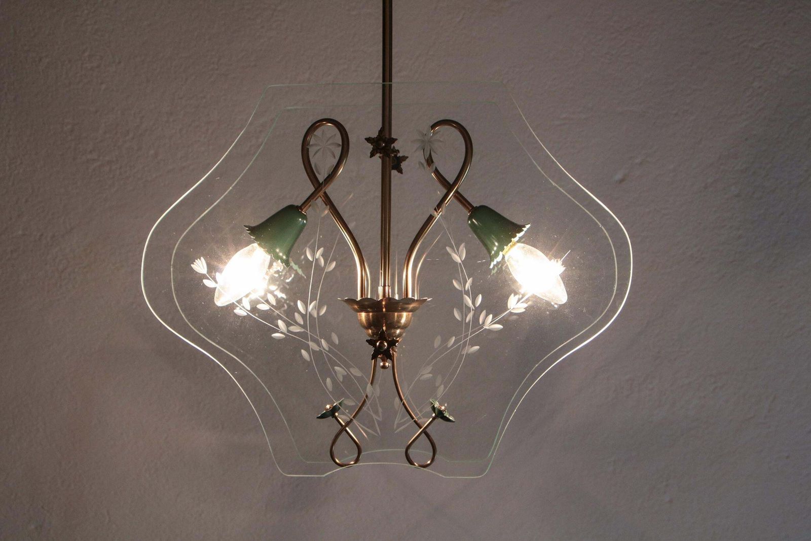 photo buy Italian Mid Century Chandelier By Pietro Chiesa For Fontana Arte, 1940s