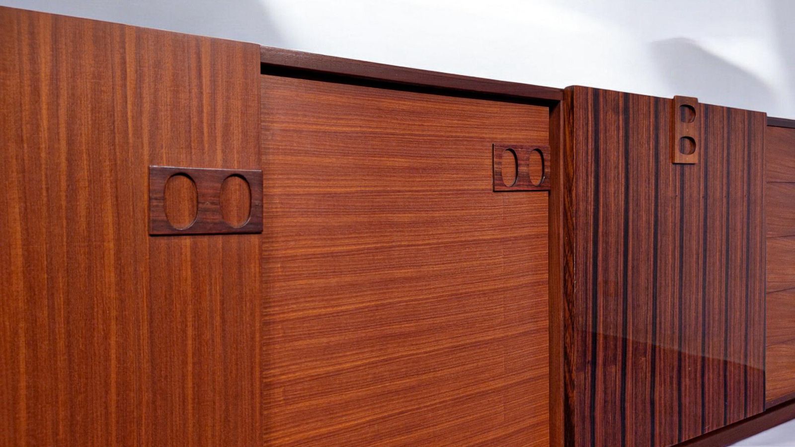 Italian Mid Century Modern Teak Sideboard By Fratelli Proserpio, 1960s photo vinterior