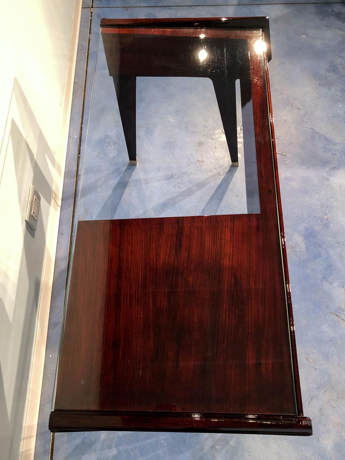 Furniture Italian Mid Century Modern  Petitetable Desk Designed By Vittorio Dassi, 1950s photo