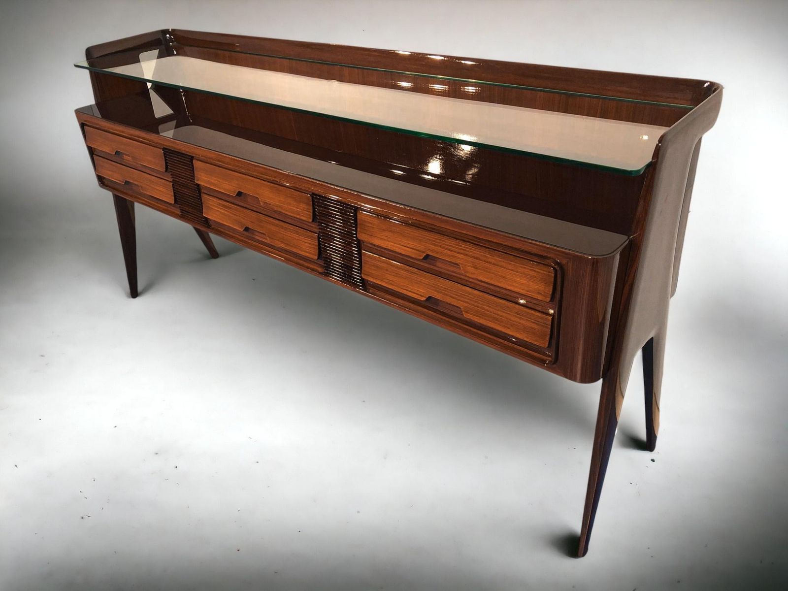 Italian Midcentury Sideboard  Or Chest Of Drawers By Vittorio Dassi, 1950s photo 7963.0