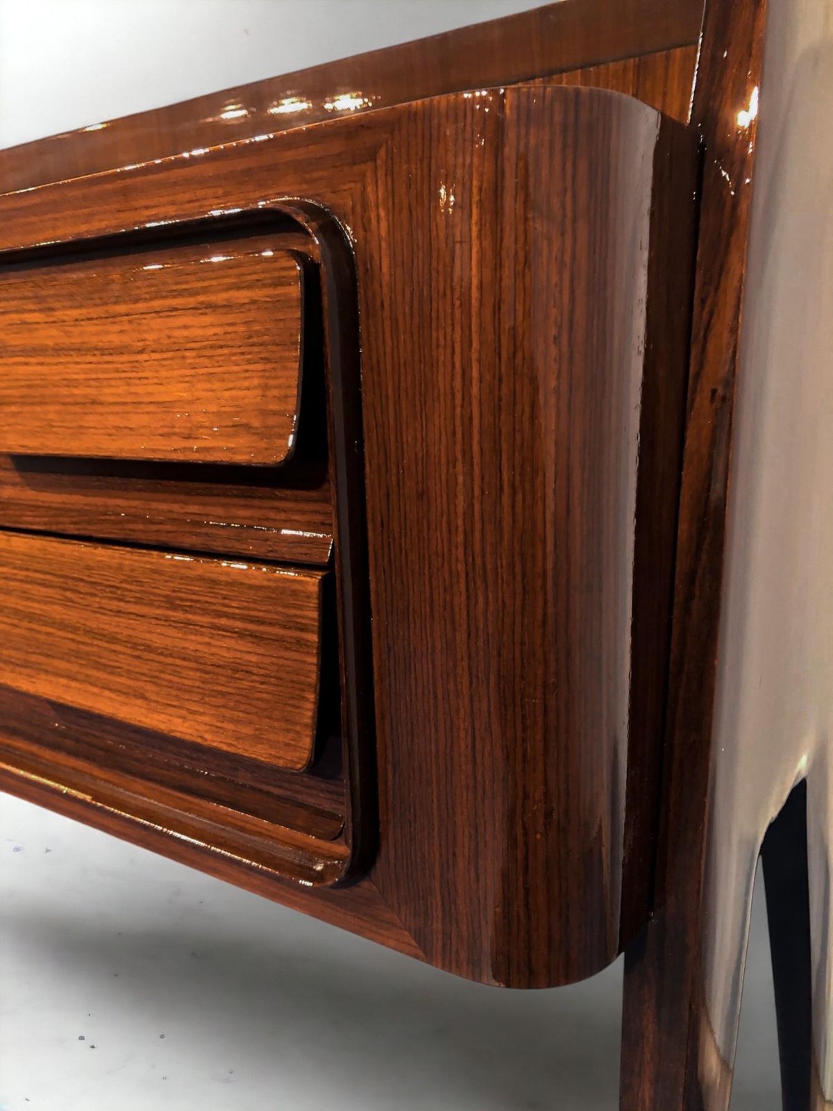 Italian Midcentury Sideboard  Or Chest Of Drawers By Vittorio Dassi, 1950s photo vinterior