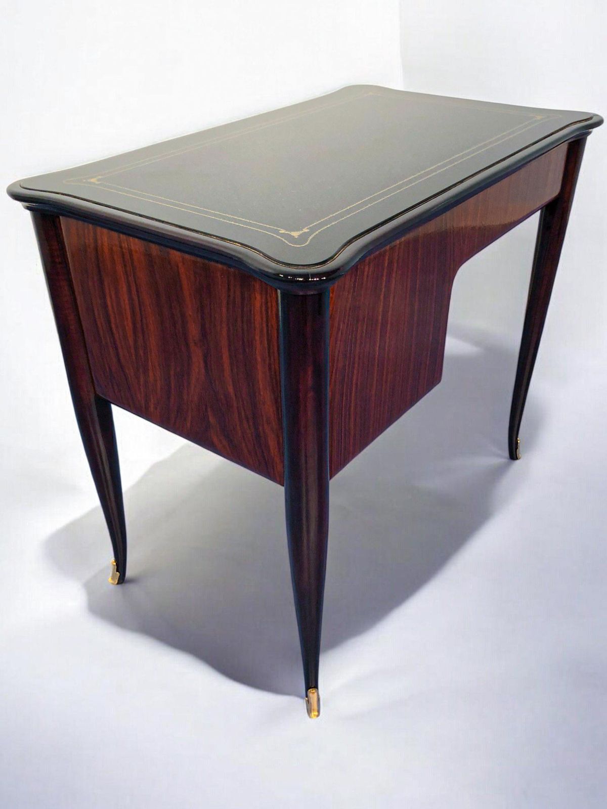 3364.0 Italian Mid Century Modern Small Desk And Chair Attributed To Paolo Buffa, 1950s photo