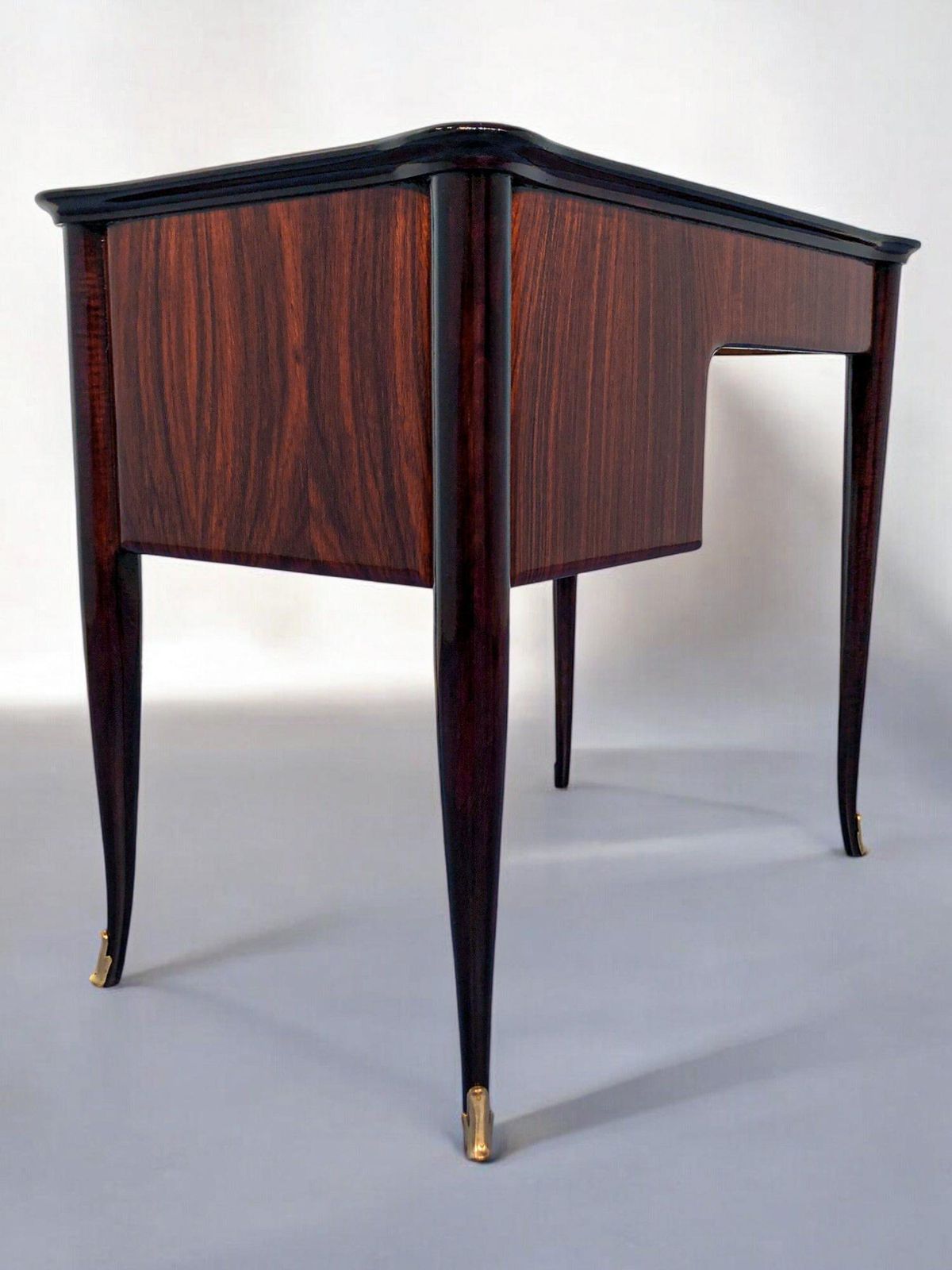 photo vinterior Italian Mid Century Modern Small Desk And Chair Attributed To Paolo Buffa, 1950s