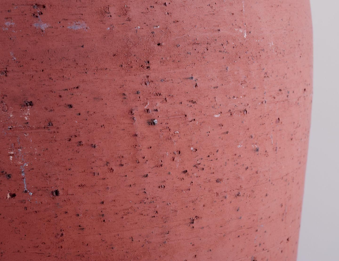 Kähler, Large Floor Vase In Unglazed Red Clay. Mid 20th C. photo Home Decor