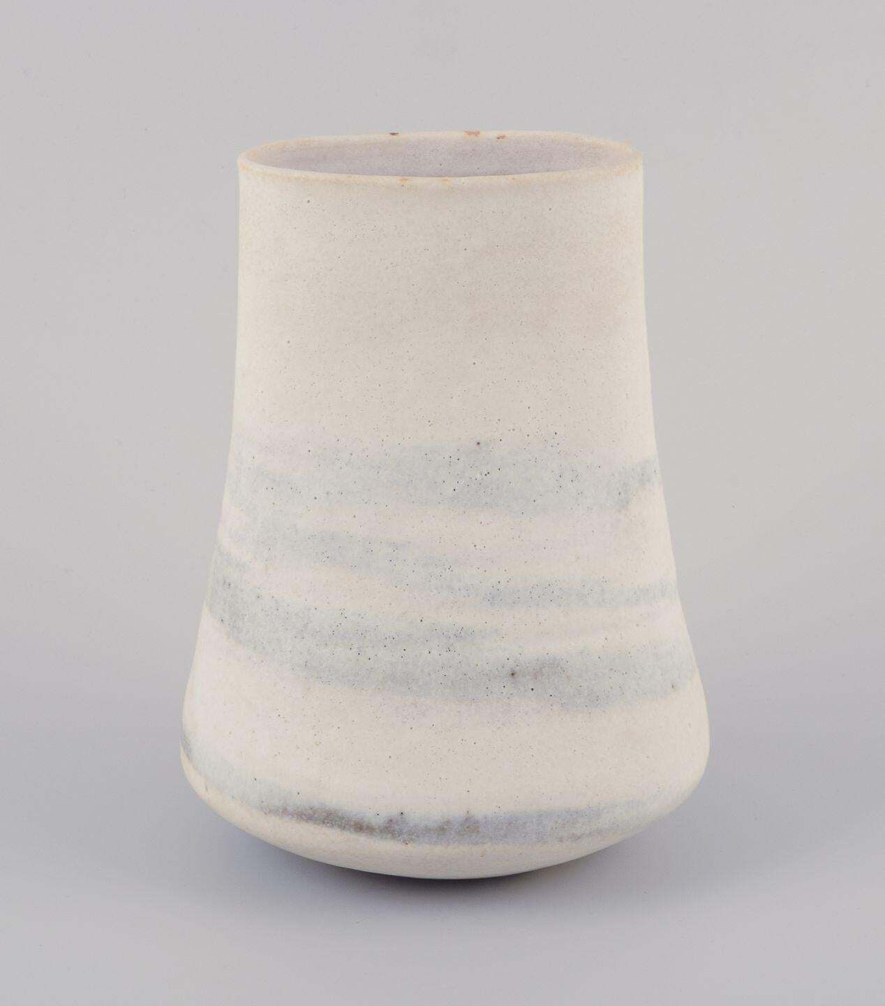 Lucie Rie, Austrian Born British Ceramicist. Unique Large Modernist Vase. photo furniture