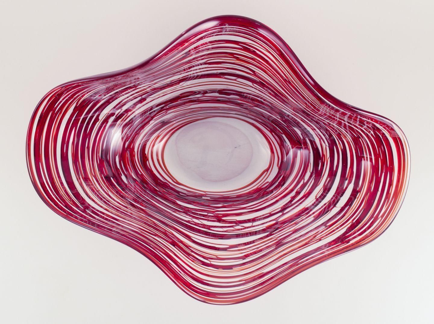 Enrico Cammozzo, Vetro Artistico Murano. Unique And Colossal Bowl In Art Glass. photo buy