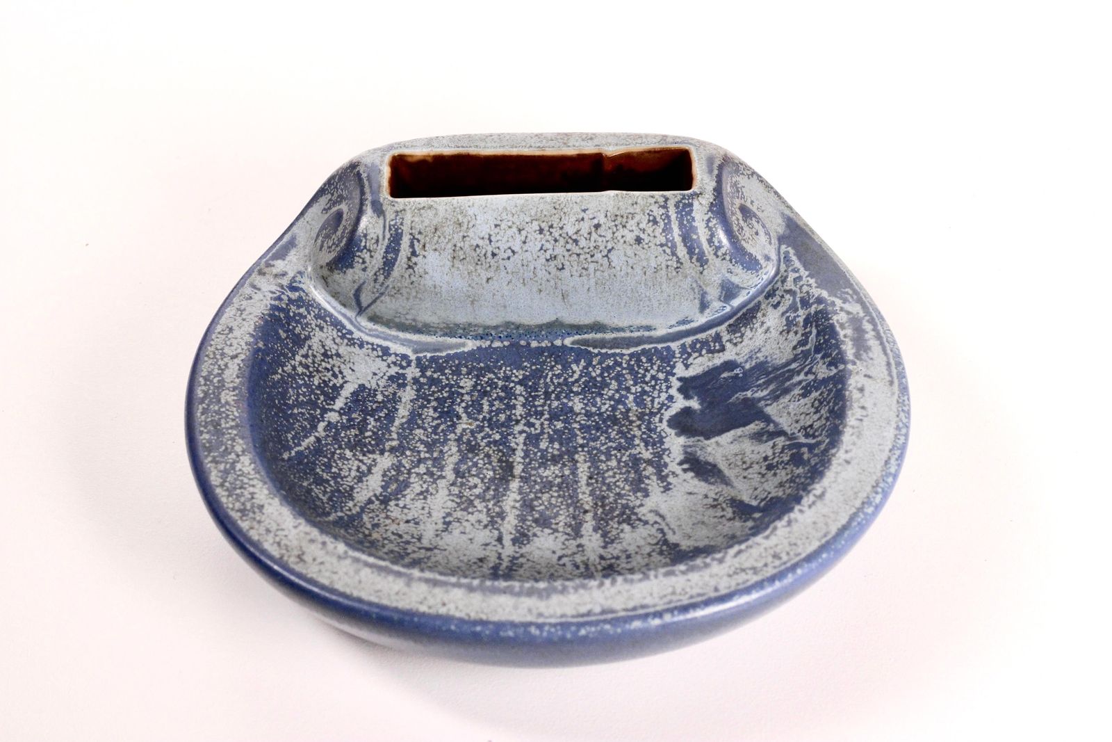 Large Rörstrand Ashtray By Gunnar Nylund, 1950s Swedish Ceramic, Organic Form photo furniture