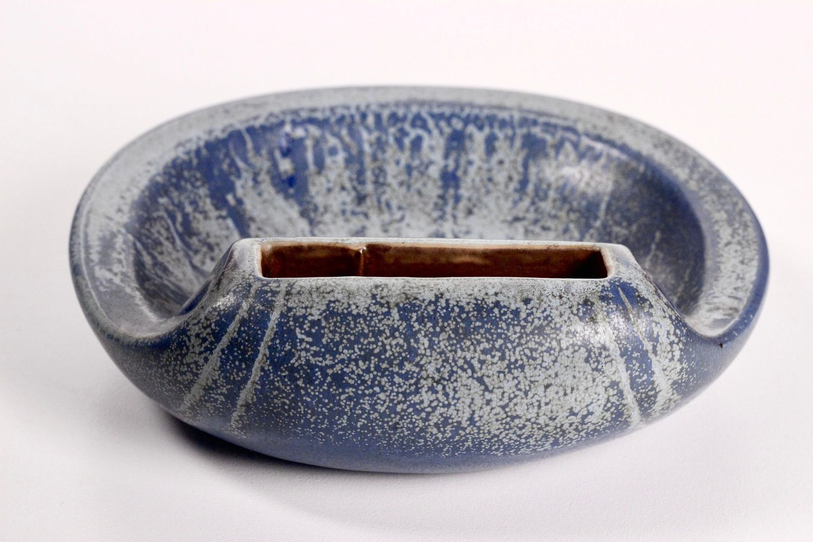 Large Rörstrand Ashtray By Gunnar Nylund, 1950s Swedish Ceramic, Organic Form photo vintage