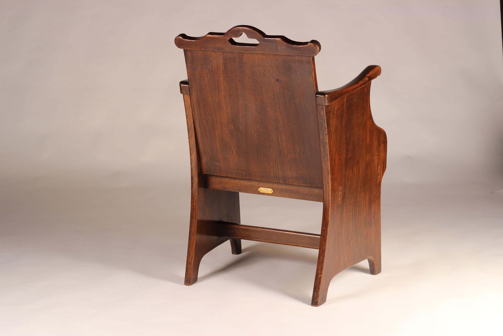 photo vinterior Set Of 4 1930s English Elm Tub Chairs By G T Harris Ltd – Rare Arts & Crafts