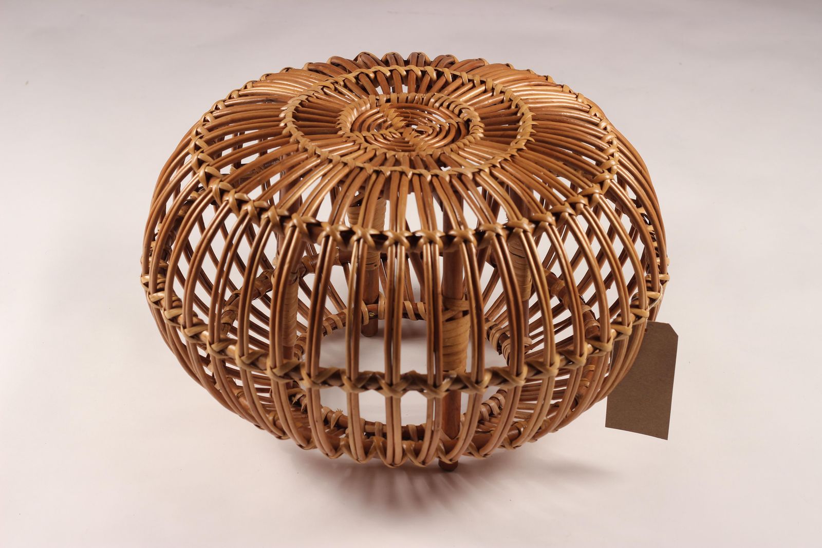Franco Albini Wicker Ottoman, Stool Or Side Table photo 794.0