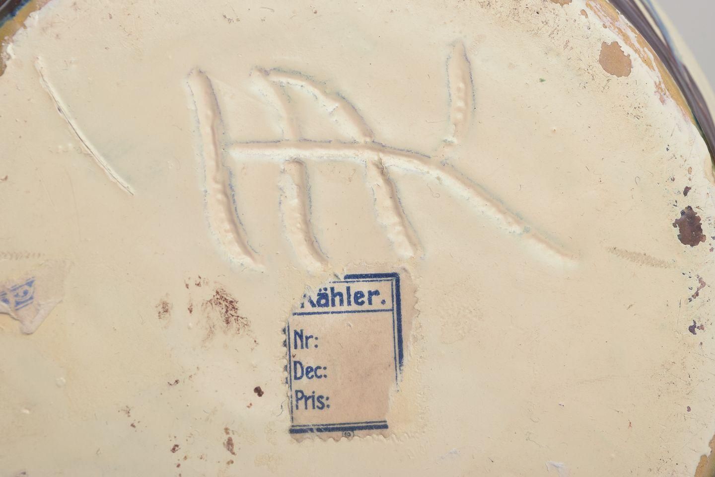 Kähler, Denmark. Large Floor Vase In Ceramic. 1930s photo vintage