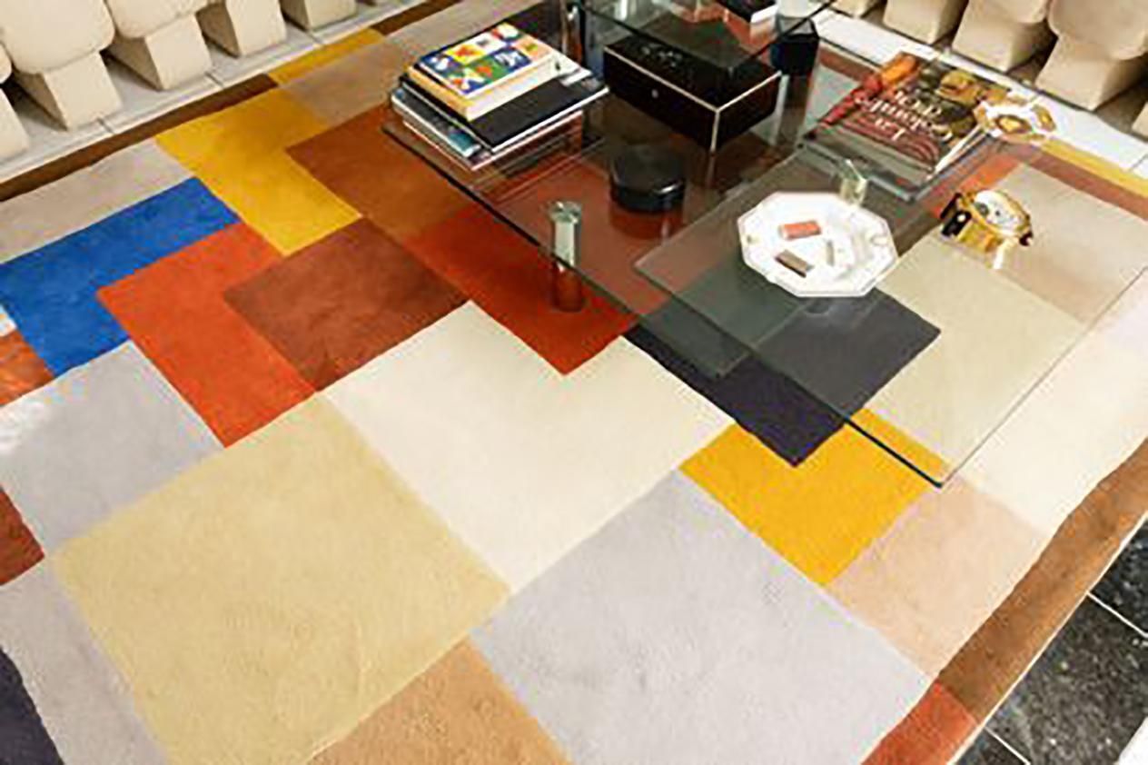 Sonia Delaunaysonia Delaunay  Labyrinth Carpet  Artcurial1980 photo vinterior