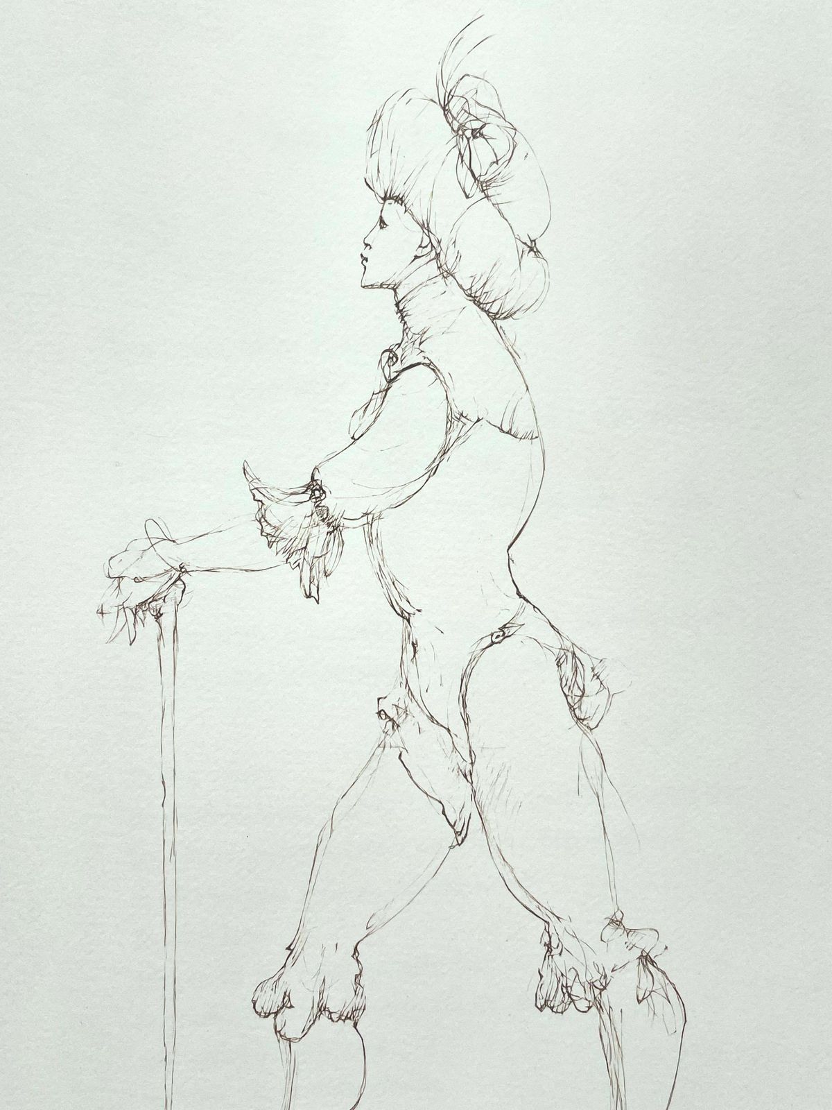 Leonor Finileonor Fini, Rare Lithograph On Arches Paper, Circa 1980circa 1970 photo Art
