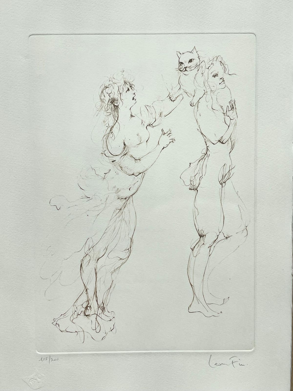 Leonor Finileonor Fini, Rare Lithograph On Arches Paper, Circa 1980circa 1970 photo 953.0