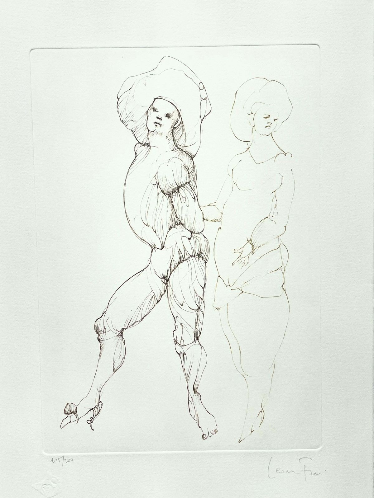 Leonor Finileonor Fini, Rare Lithograph On Arches Paper, Circa 1980circa 1970 photo vinterior