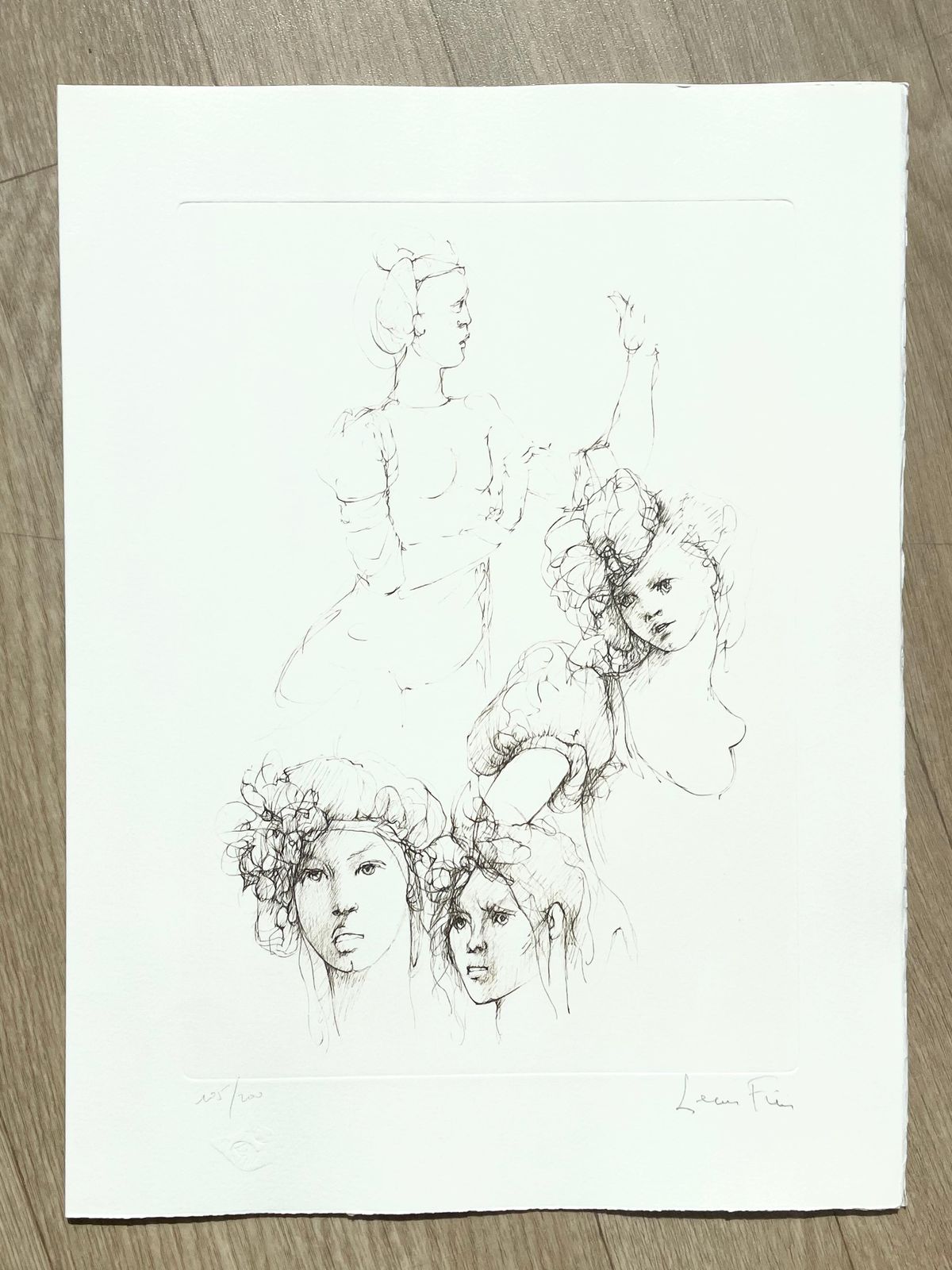 Leonor Finileonor Fini, Rare Lithograph On Arches Paper, Circa 1980circa 1970