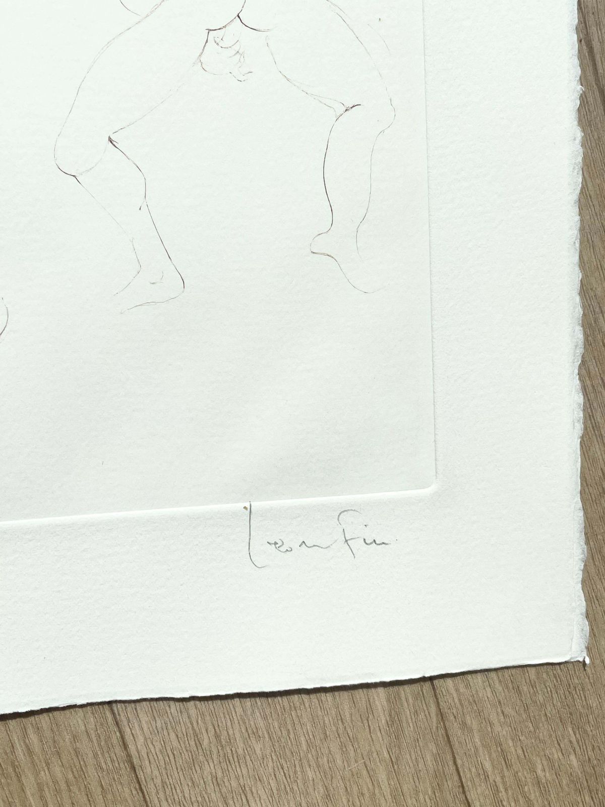Leonor Finileonor Fini, Rare Lithograph On Arches Paper, Circa 1980circa 1970 photo Art