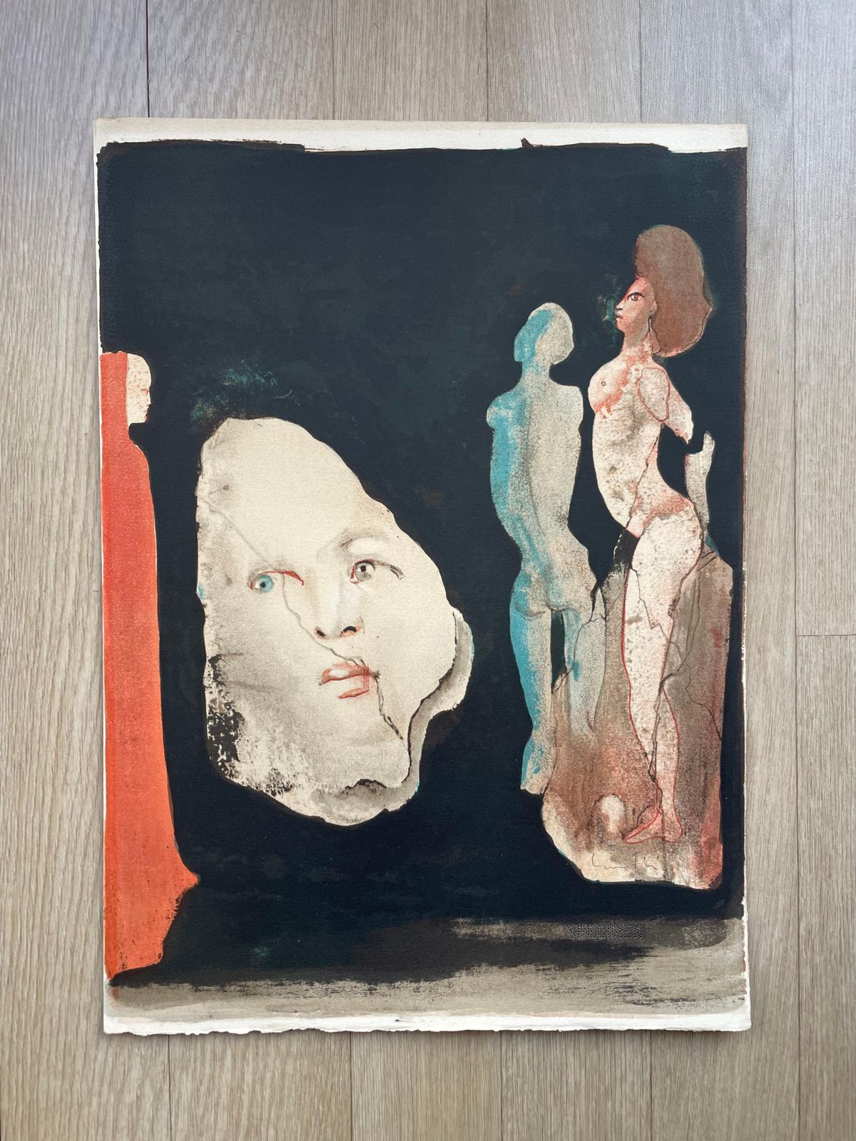Leonor Finileonor Fini, Original Lithograph From Satiricon, 1970circa 1970 photo for sale