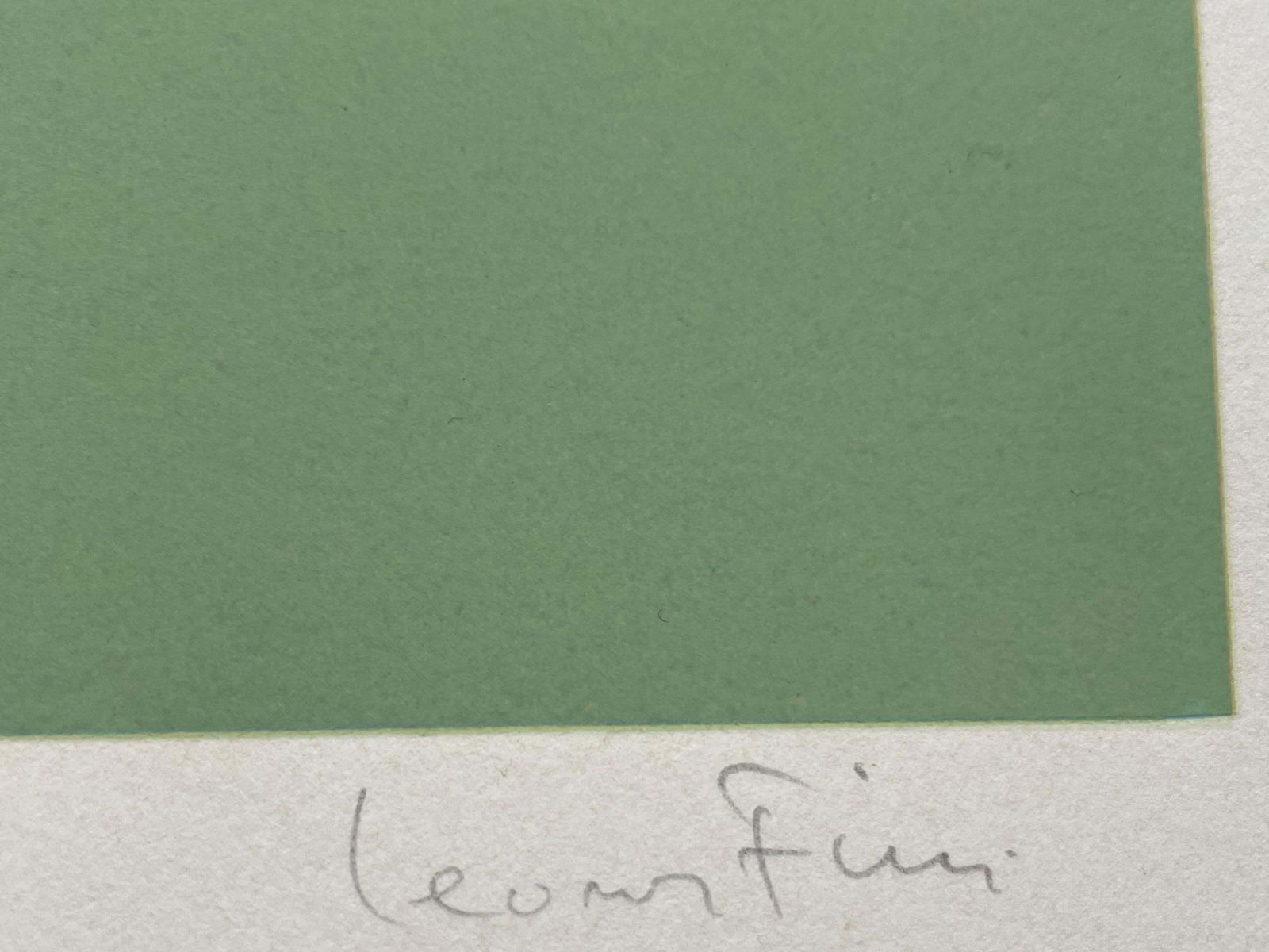 Leonor Finileonor Fini, Rare Original Serigraph On Rives Paper, Circa 1970circa 1970 photo vinterior