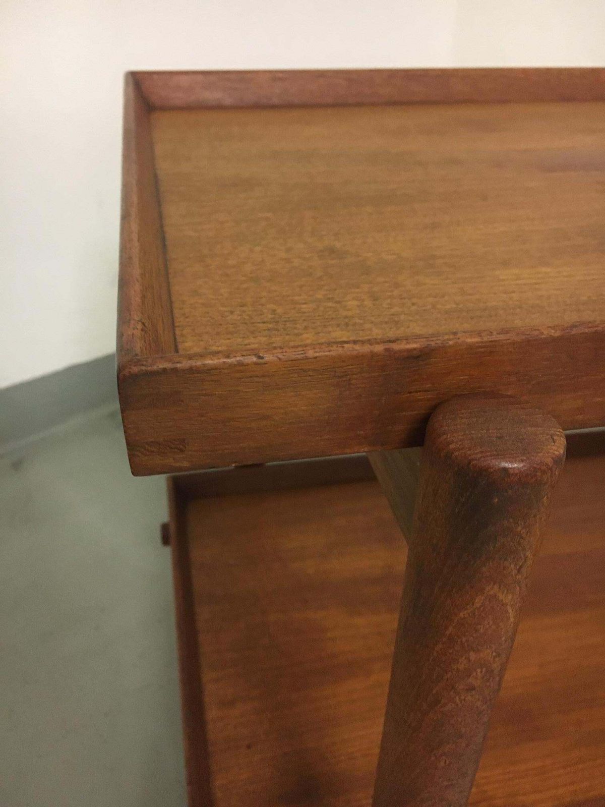 Poul Hundevad Teak Bar Cart Vamdrup, Denmark, 1960 photo for sale