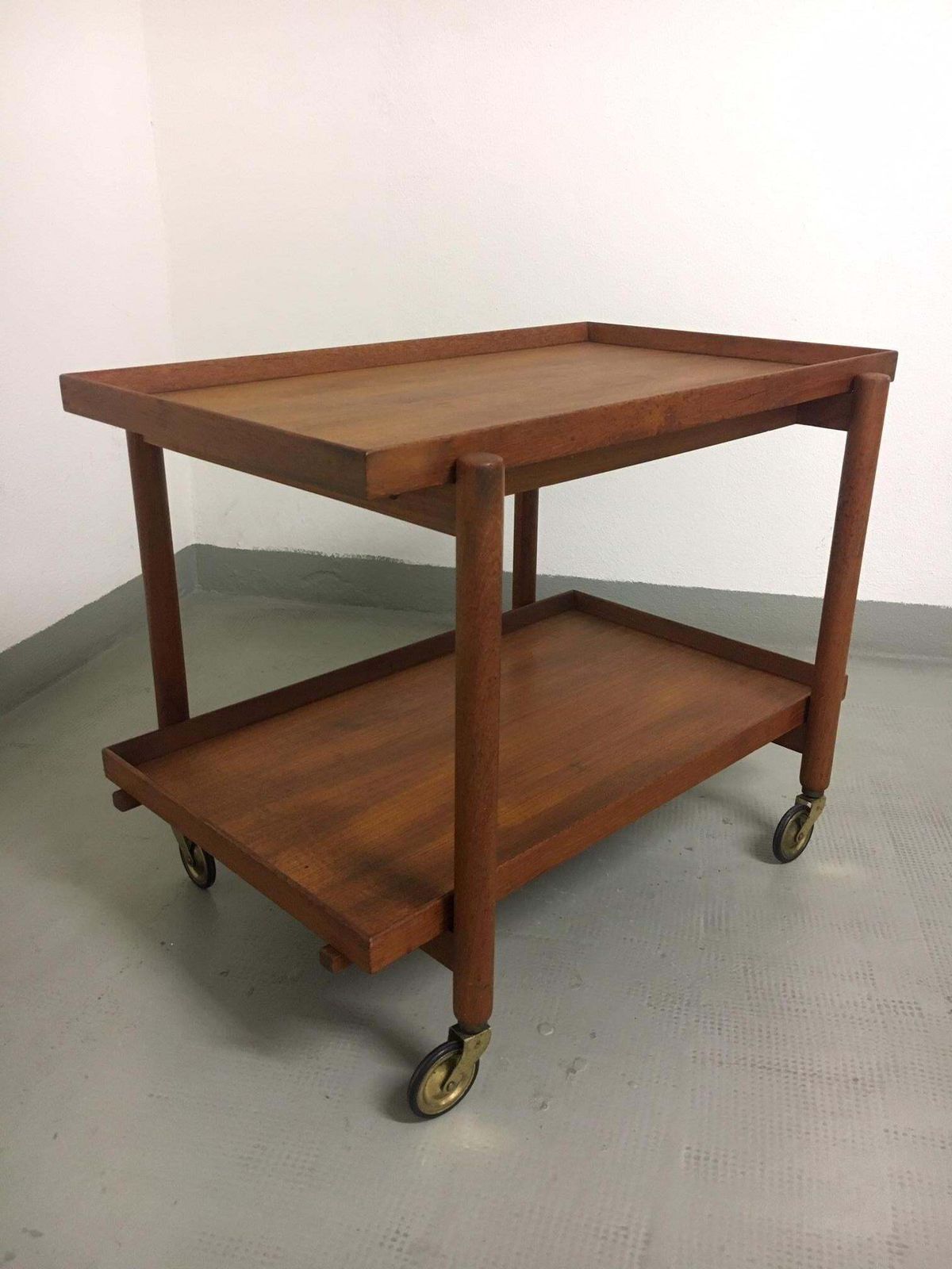 photo for sale Poul Hundevad Teak Bar Cart Vamdrup, Denmark, 1960