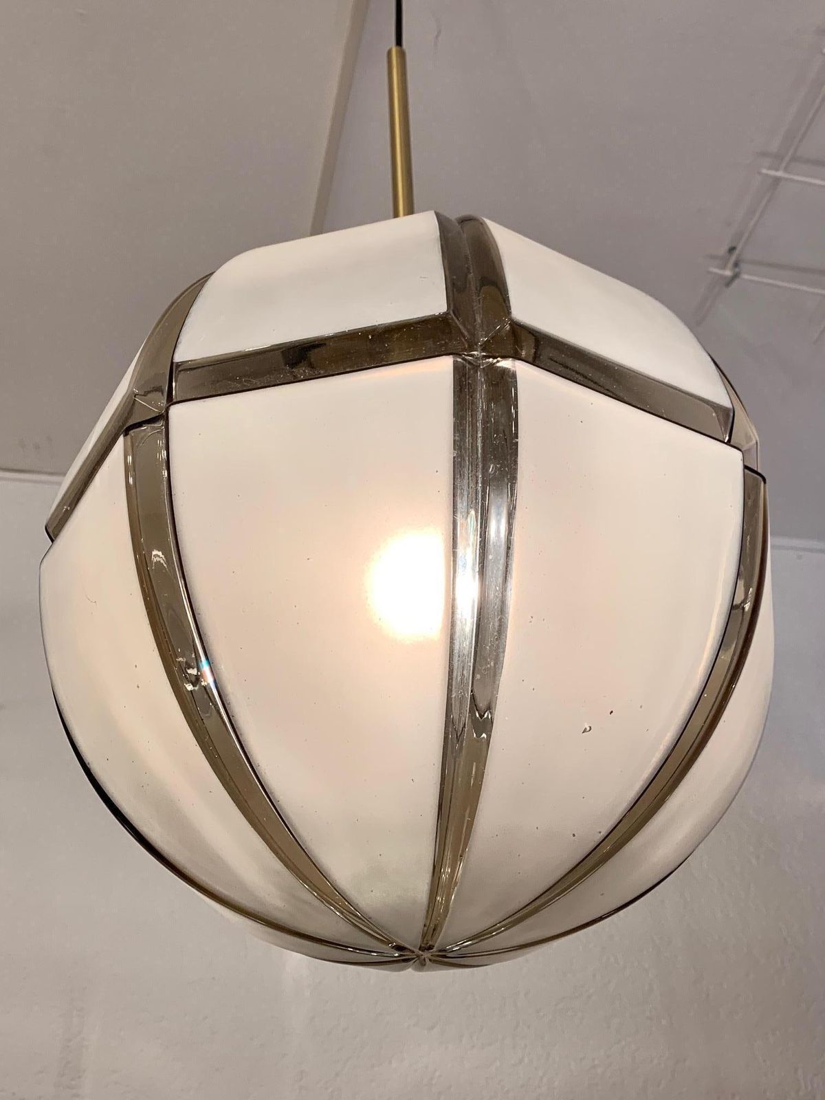 Structured Glass Pendant Lamp By Limburg photo furniture