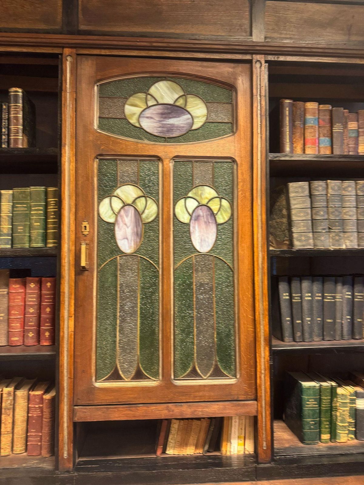 Furniture N. 3 Art Deco Bookcases, Similar To Each Other, Wood With Black Profiles, Italy photo