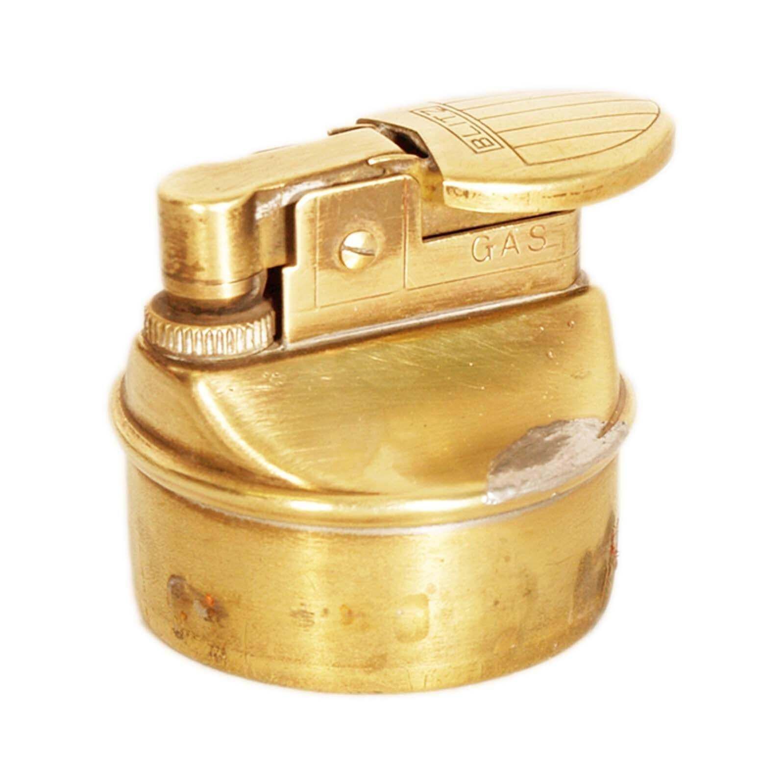 1970s Ashtray With Ceramic And Brass Lighter By Paolo Traversi , Working photo 1976.0
