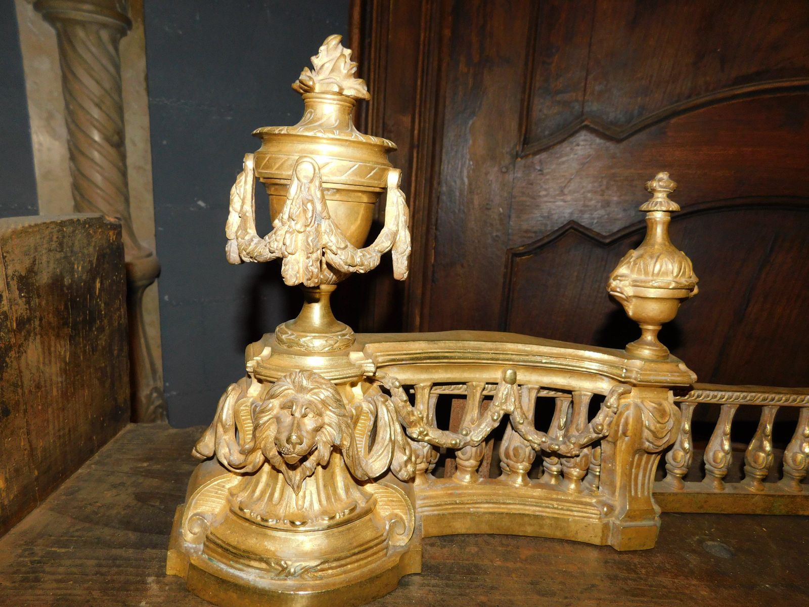 Gilded Bronze Ashtray, Carved With 4 Cups, Italy photo Home Decor