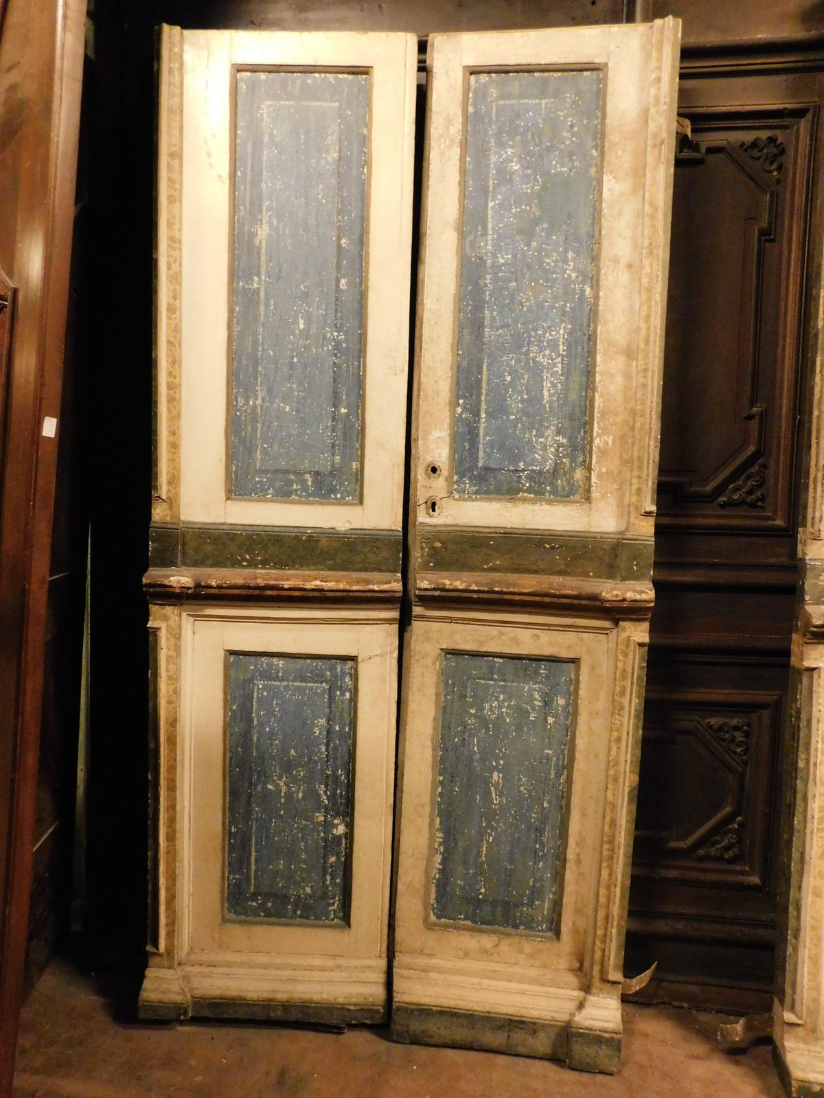 Set Of 2 Interior Doors In First Lacquer With Two Doors Each, Italy photo buy