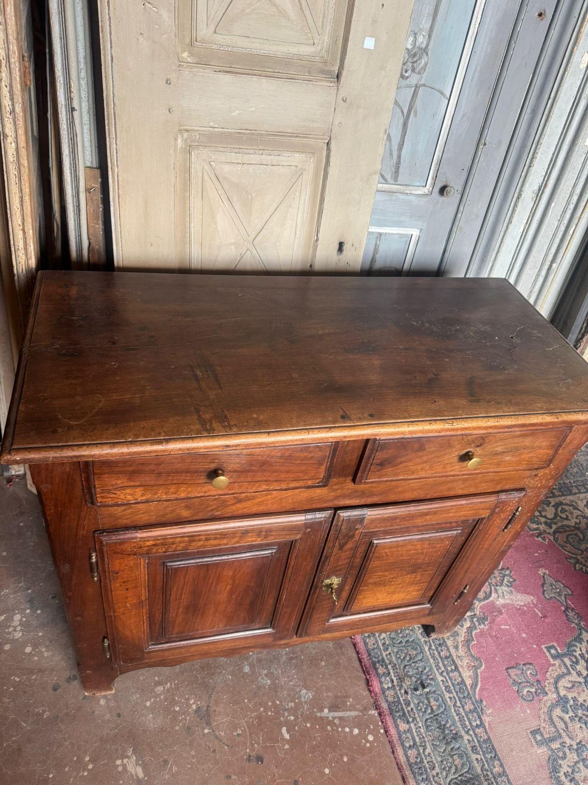 Credenzas, Sideboard, Wooden Cabinet With Two Doors And Two Drawers, Italy photo furniture