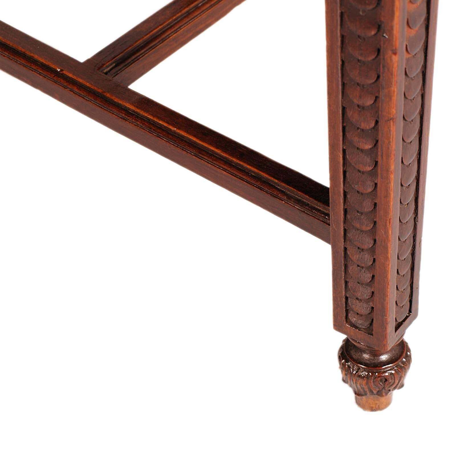 Early 20th Century Pair Eclectic Venice Chairs In Walnut By Testolini Frères photo vintage