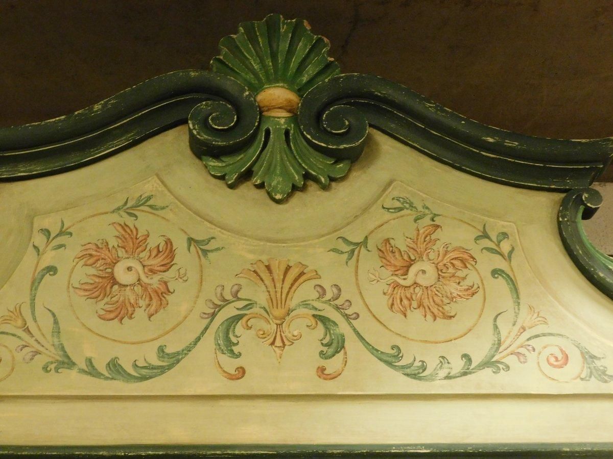 Portal Frame In Lacquered Wood With Floral And Leaf Paintings, Italy photo 2654.0