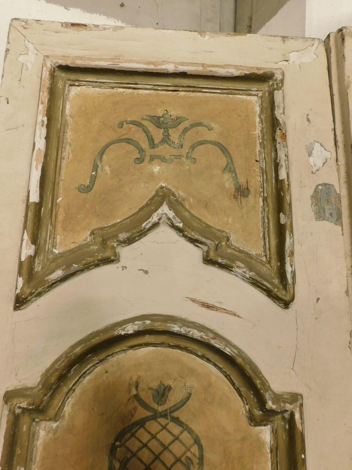 photo furniture Double Leaf Door, Painted And Lacquered, From Naples, Italy