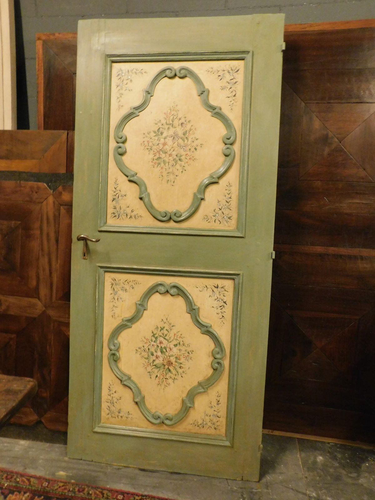 photo vinterior No. 3 Interior Doors, In Richly Painted Wood, Single Leaf, Italy