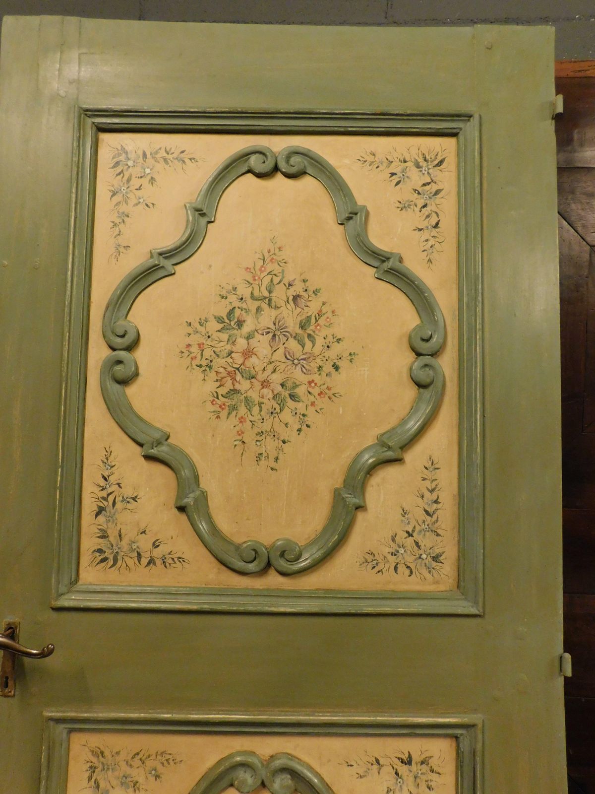 photo buy No. 3 Interior Doors, In Richly Painted Wood, Single Leaf, Italy