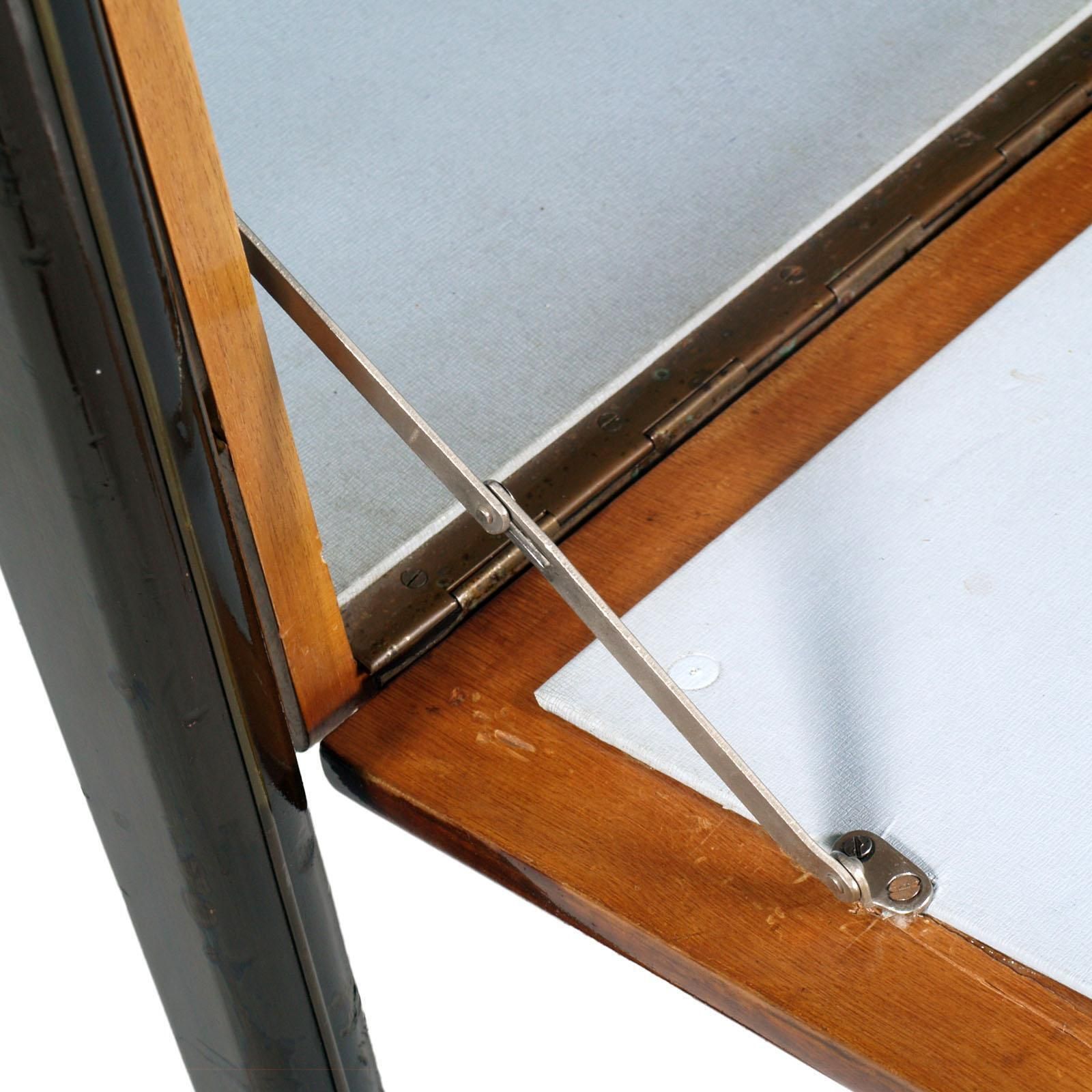 Furniture Italy 1950s Cesare Lacca Attributed Dry Bar Cart, Laquered Walnut & Burl Walnut photo